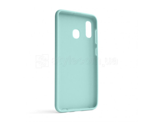 Чохол Full Silicone Case для Samsung Galaxy A30/A305 (2019) turquoise (17) (без логотипу) TPS-2710000239574