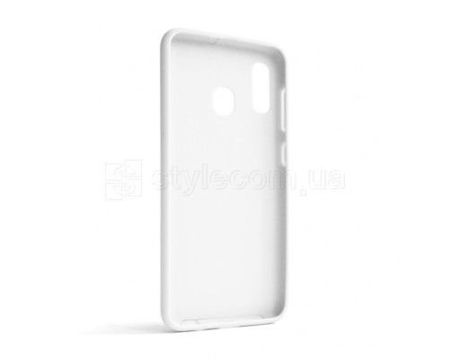 Чохол Full Silicone Case для Samsung Galaxy A30/A305 (2019) white (09) (без логотипу) TPS-2710000239598