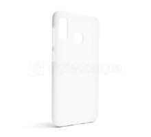 Чохол Full Silicone Case для Samsung Galaxy A30/A305 (2019) white (09) (без логотипу) TPS-2710000239598