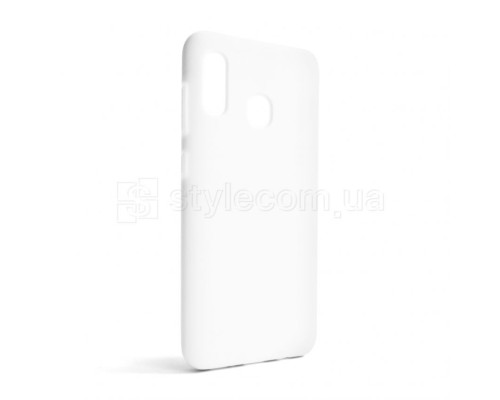 Чохол Full Silicone Case для Samsung Galaxy A30/A305 (2019) white (09) (без логотипу) TPS-2710000239598