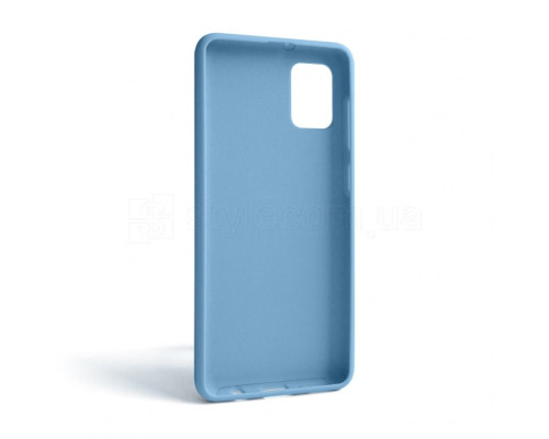 Чохол Full Silicone Case для Samsung Galaxy A31/A315 (2020) light blue (05) (без логотипу) TPS-2710000239642