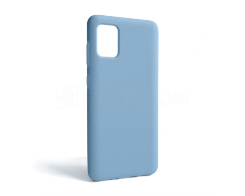 Чохол Full Silicone Case для Samsung Galaxy A31/A315 (2020) light blue (05) (без логотипу) TPS-2710000239642