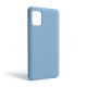 Чохол Full Silicone Case для Samsung Galaxy A31/A315 (2020) light blue (05) (без логотипу) TPS-2710000239642