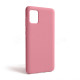 Чохол Full Silicone Case для Samsung Galaxy A31/A315 (2020) light pink (12) (без логотипу) TPS-2710000239666