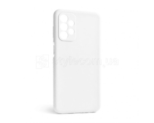 Чохол Full Silicone Case для Samsung Galaxy A23 4G/A235 (2022) white (09) (без логотипу) TPS-2710000239475