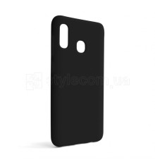 Чохол Full Silicone Case для Samsung Galaxy A30/A305 (2019) black (18) (без логотипу)