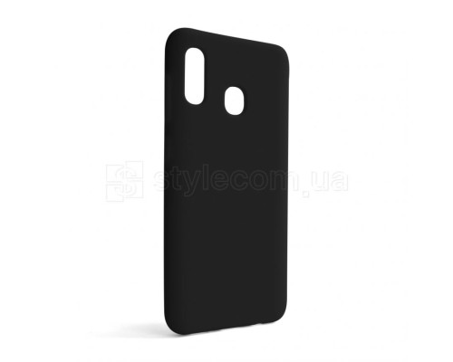 Чохол Full Silicone Case для Samsung Galaxy A30/A305 (2019) black (18) (без логотипу) TPS-2710000239482