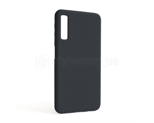 Чохол Full Silicone Case для Samsung Galaxy A7/A750 (2018) black (18) (без логотипу) TPS-2710000240679