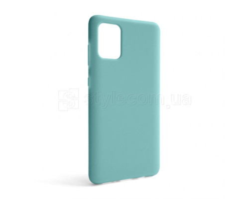 Чохол Full Silicone Case для Samsung Galaxy A71/A715 (2020) turquoise (17) (без логотипу) TPS-2710000240532