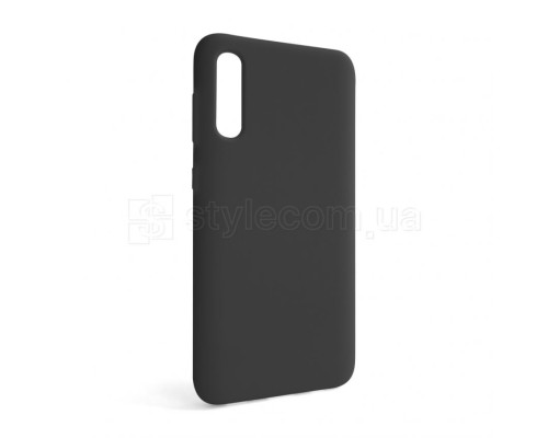 Чохол Full Silicone Case для Samsung Galaxy A50/A505 (2019) black (18) (без логотипу)