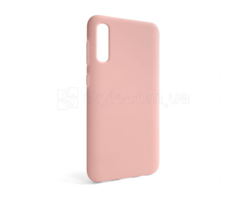 Чохол Full Silicone Case для Samsung Galaxy A50/A505 (2019) light pink (12) (без логотипу)