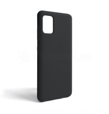 Чохол Full Silicone Case для Samsung Galaxy A51/A515 (2019) black (18) (без логотипу)