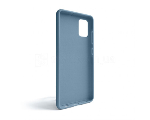 Чохол Full Silicone Case для Samsung Galaxy A51/A515 (2019) light blue (05) (без логотипу)