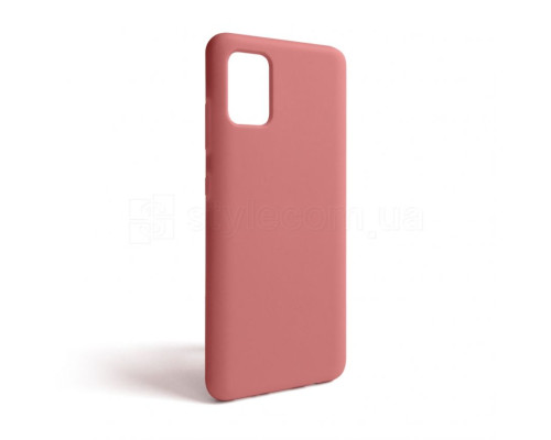 Чохол Full Silicone Case для Samsung Galaxy A51/A515 (2019) light pink (12) (без логотипу) TPS-2710000240181