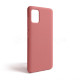 Чохол Full Silicone Case для Samsung Galaxy A51/A515 (2019) light pink (12) (без логотипу) TPS-2710000240181