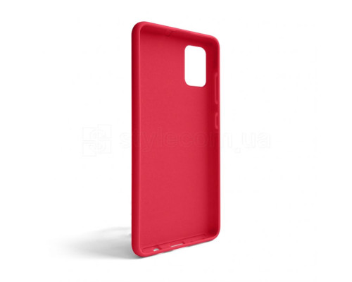 Чохол Full Silicone Case для Samsung Galaxy A51/A515 (2019) rose red (42) (без логотипу) TPS-2710000240211