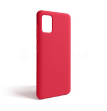 Чохол Full Silicone Case для Samsung Galaxy A51/A515 (2019) rose red (42) (без логотипу)