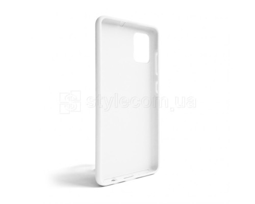 Чохол Full Silicone Case для Samsung Galaxy A51/A515 (2019) white (09) (без логотипу) TPS-2710000240242