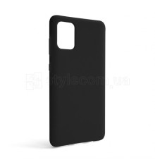 Чохол Full Silicone Case для Samsung Galaxy A71/A715 (2020) black (18) (без логотипу)