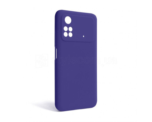 Чохол Full Silicone Case для Xiaomi Poco M4 Pro 5G violet (36) (без логотипу) TPS-2710000241331