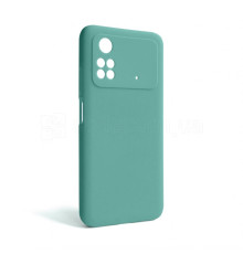 Чохол Full Silicone Case для Xiaomi Poco M4 Pro 5G turquoise (17) (без логотипу)