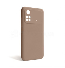 Чохол Full Silicone Case для Xiaomi Poco M4 Pro 5G nude (19) (без логотипу)