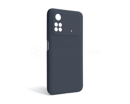 Чохол Full Silicone Case для Xiaomi Poco M4 Pro 5G dark blue (08) (без логотипу) TPS-2710000241270