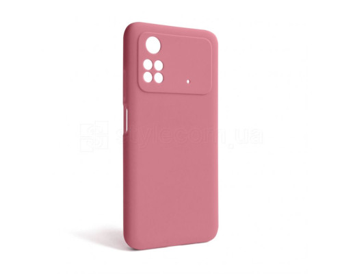 Чохол Full Silicone Case для Xiaomi Poco M4 Pro 5G light pink (12) (без логотипу) TPS-2710000241287