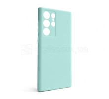 Чохол Full Silicone Case для Samsung Galaxy S22 Ultra/S908 (2022) turquoise (17) (без логотипу)