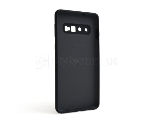 Чохол Full Silicone Case для Samsung Galaxy S10/G973 (2019) black (18) (без логотипу)