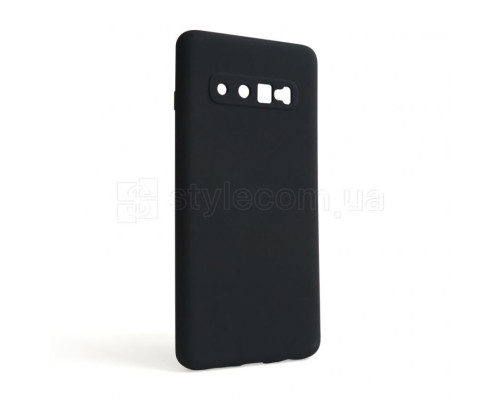 Чохол Full Silicone Case для Samsung Galaxy S10/G973 (2019) black (18) (без логотипу)