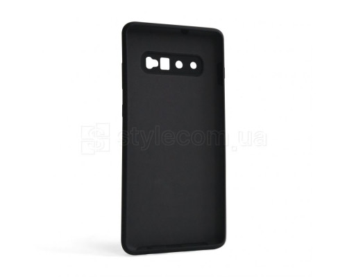 Чохол Full Silicone Case для Samsung Galaxy S10 Plus/G975 (2019) black (18) (без логотипу)