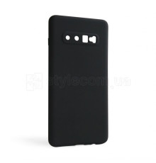 Чохол Full Silicone Case для Samsung Galaxy S10 Plus/G975 (2019) black (18) (без логотипу)