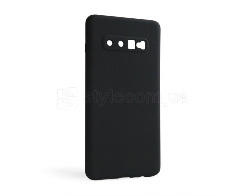 Чохол Full Silicone Case для Samsung Galaxy S10 Plus/G975 (2019) black (18) (без логотипу)