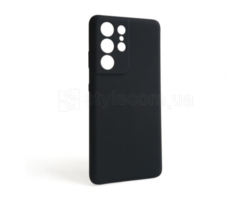 Чохол Full Silicone Case для Samsung Galaxy S21 Ultra/G998 (2021) black (18) (без логотипу)