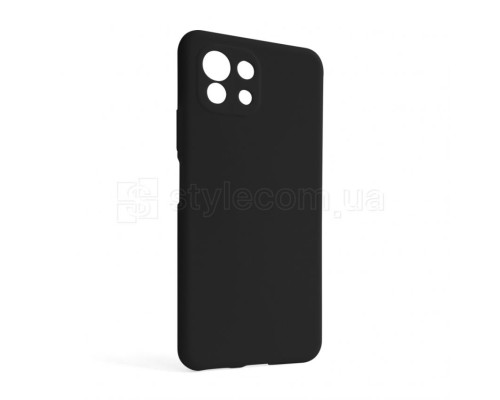 Чохол Full Silicone Case для Xiaomi Mi 11 Lite 4G black (18) (без логотипу)