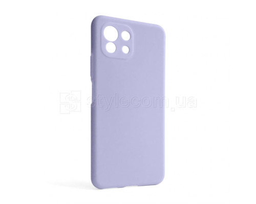 Чохол Full Silicone Case для Xiaomi Mi 11 Lite 4G elegant purple (26) (без логотипу)