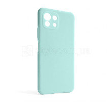 Чохол Full Silicone Case для Xiaomi Mi 11 Lite 4G turquoise (17) (без логотипу)