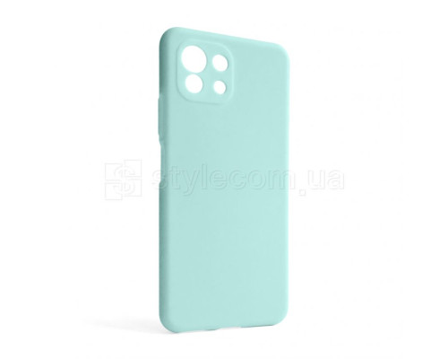 Чохол Full Silicone Case для Xiaomi Mi 11 Lite 4G turquoise (17) (без логотипу)