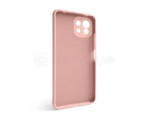 Чохол Full Silicone Case для Xiaomi Mi 11 Lite 4G light pink (12) (без логотипу)