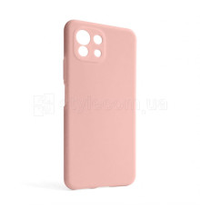 Чохол Full Silicone Case для Xiaomi Mi 11 Lite 4G light pink (12) (без логотипу)