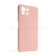 Чохол Full Silicone Case для Xiaomi Mi 11 Lite 4G light pink (12) (без логотипу)