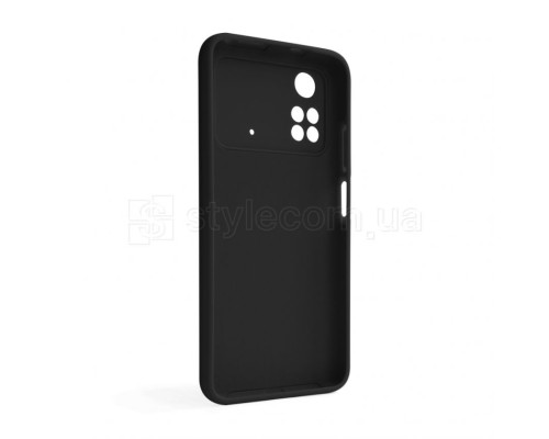 Чохол Full Silicone Case для Xiaomi Poco M4 Pro 4G black (18) (без логотипу)