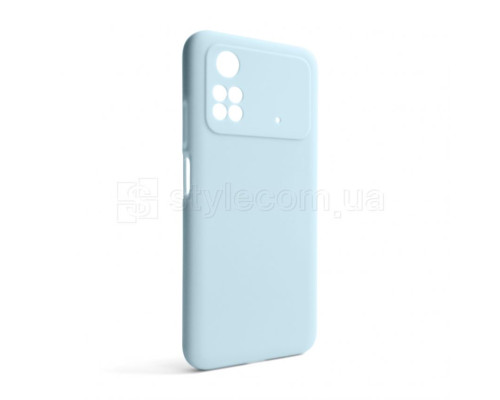 Чохол Full Silicone Case для Xiaomi Poco M4 Pro 4G light blue (05) (без логотипу) TPS-2710000241133 2710000241133