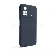 Чохол Full Silicone Case для Xiaomi Poco M4 Pro 4G dark blue (08) (без логотипу)