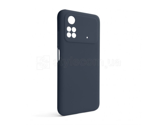 Чохол Full Silicone Case для Xiaomi Poco M4 Pro 4G dark blue (08) (без логотипу) TPS-2710000241140 2710000241140