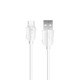 Кабель USB XO NB9 Micro Quick Charge 2.4A white TPS-2710000181927