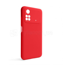 Чохол Full Silicone Case для Xiaomi Poco M4 Pro 4G red (14) (без логотипу)