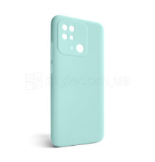 Чохол Full Silicone Case для Xiaomi Redmi 10C turquoise (17) (без логотипу)