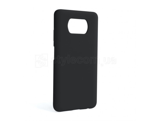 Чохол Full Silicone Case для Xiaomi Poco X3 Pro black (18) (без логотипу) TPS-2710000241355